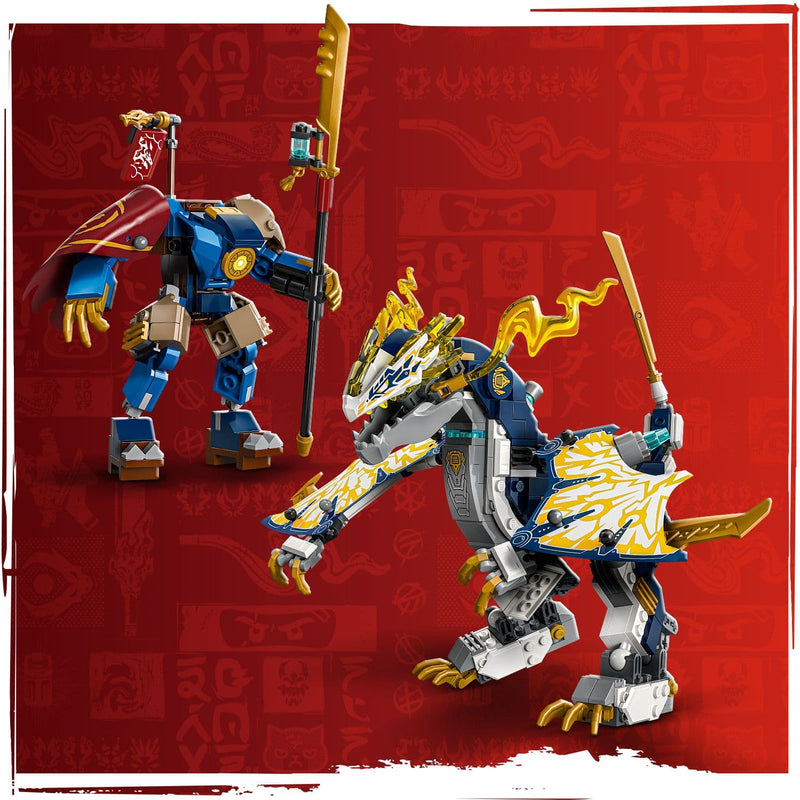 Lego Ninjago 71843 Rogue's Mech Dragon Rider Playset for Ages 8 and Up, packaging shot
