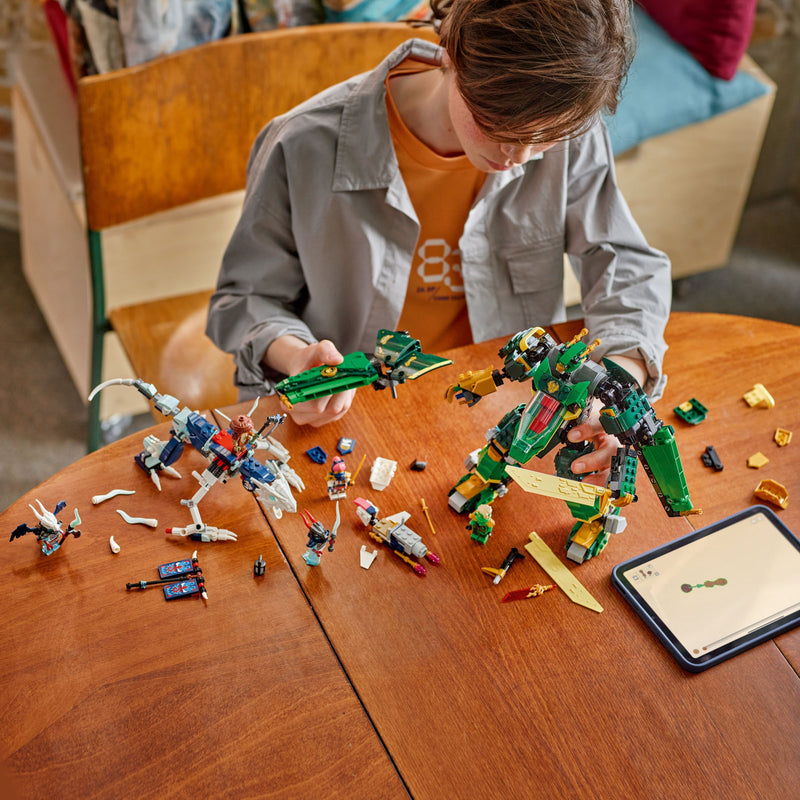 Lego Ninjago 71845 Lloyd’s Jet Mech Buildable Playset for Age 9 and Up, side angle