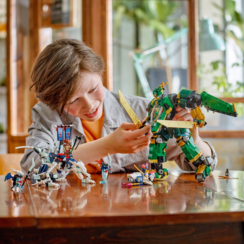 Lego Ninjago 71845 Lloyd’s Jet Mech Buildable Playset for Age 9 and Up, close-up detail