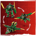 Lego Ninjago 71845 Lloyd’s Jet Mech Buildable Playset for Age 9 and Up, rear view