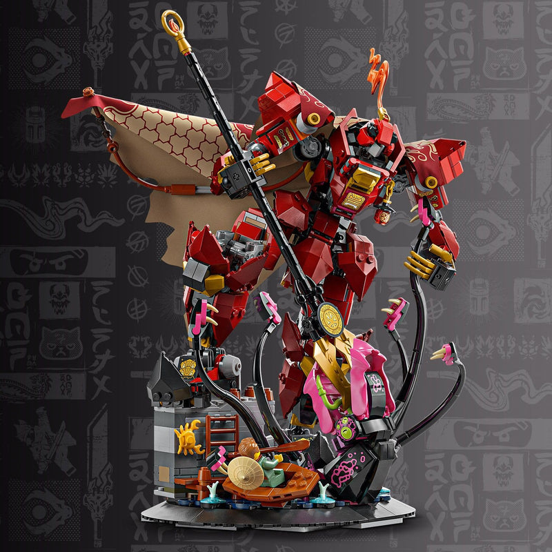 Lego Ninjago Legends 71846 The Fire Knight Mech for Teens Ages 14 & Up, packaging shot