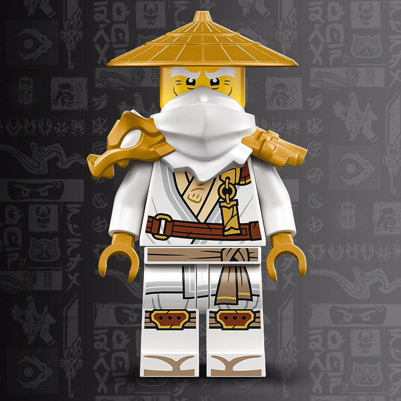 Lego Ninjago Legends 71847 The Guardian Dragon for Teens Ages 14 & Up, close-up detail