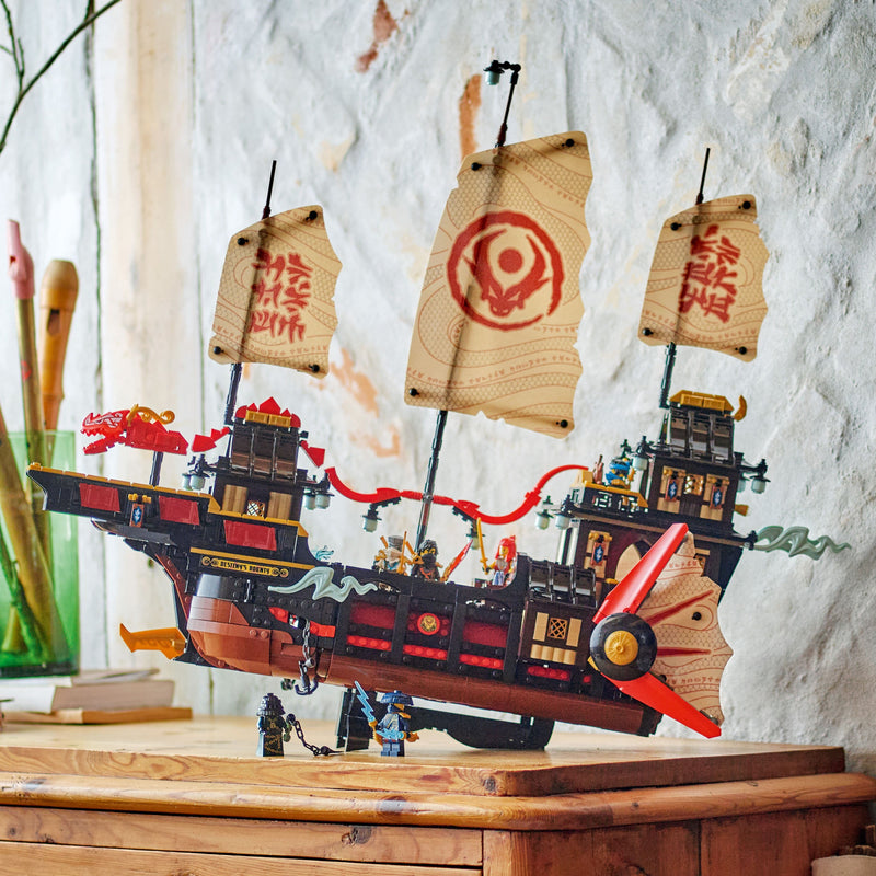 Lego Ninjago Dragons Rising 71848 The Temple Bounty for Ages 14 and Up, close-up detail