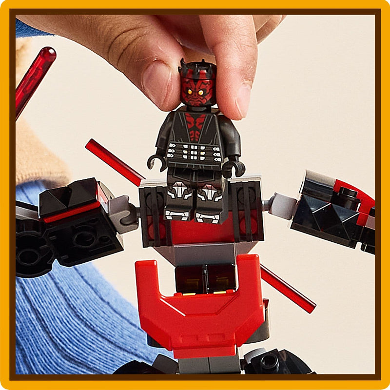 Lego Star Wars 75411 Darth Maul Mech Buildable Playset for Ages 6 & Up, rear view