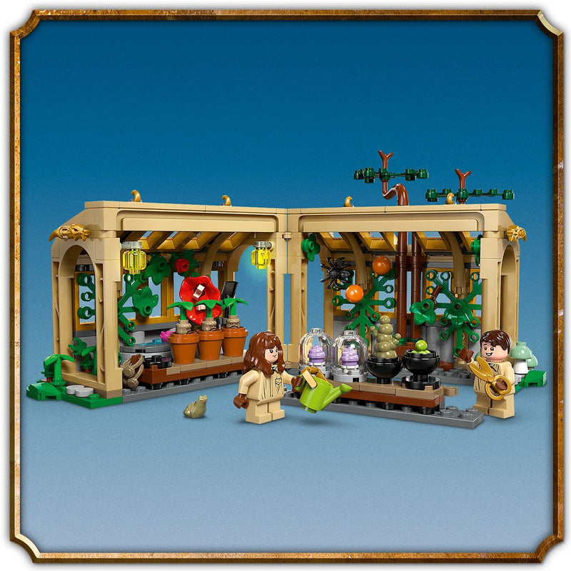 Lego Harry Potter 76445 Hogwarts Castle: Herbology Class for Ages 8+, rear view