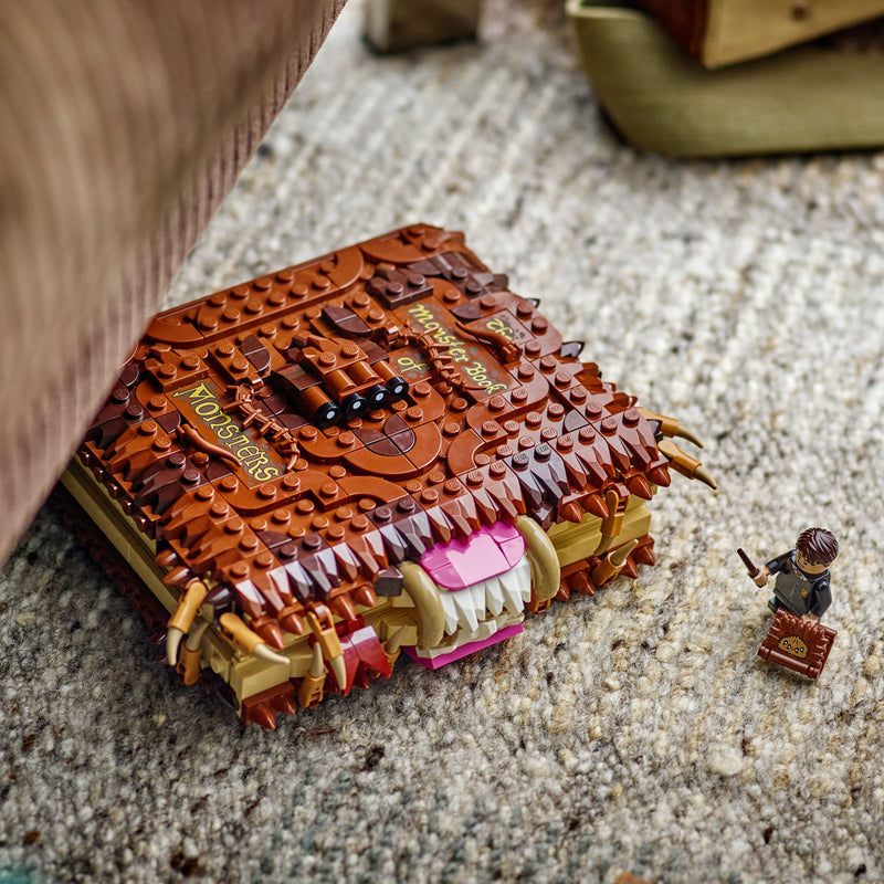Lego Harry Potter 76449 Chomping Monster Book of Monsters for Ages 9+, in display