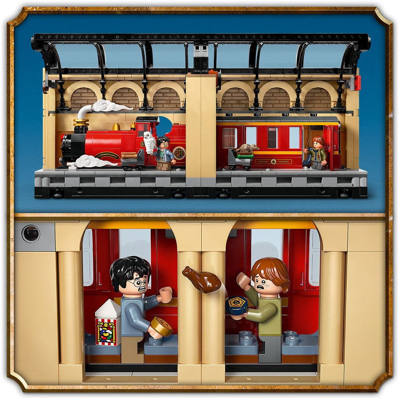 Lego Harry Potter 76450 Book Nook: Hogwarts Express for Ages 10 and Up, rear view