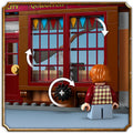 Lego Harry Potter 76452 Quality Quidditch Supplies & Ice Cream Parlour, rear view