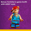Lego Fortnite 77075 Peely & Sparkplug's Camp Playset for Ages 7 and Up, size reference