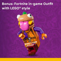Lego Fortnite 77076 Durrr Burger Restaurant Playset for Ages 10 and Up, in display