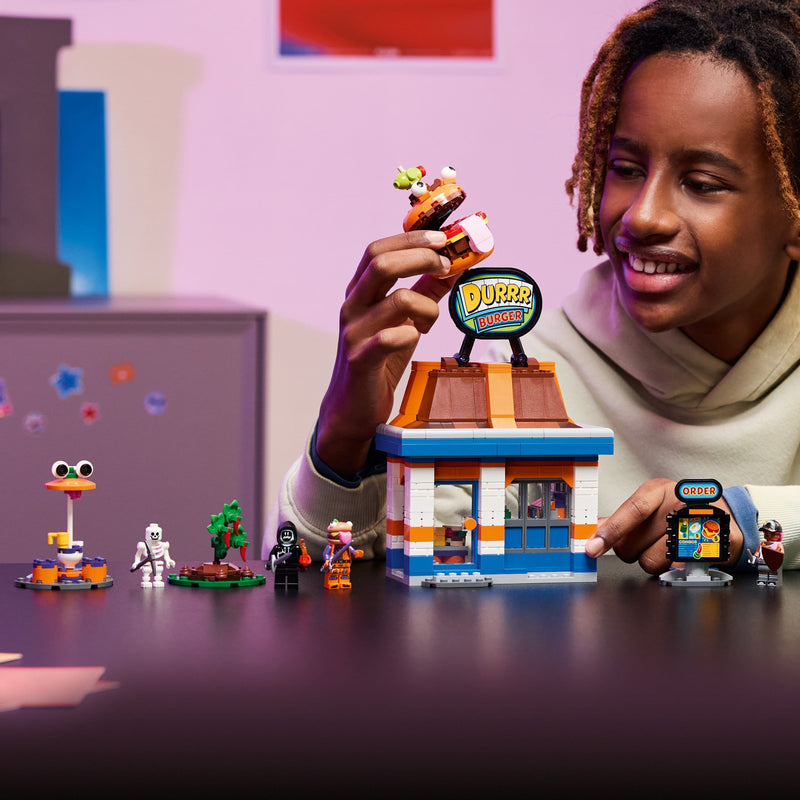Lego Fortnite 77076 Durrr Burger Restaurant Playset for Ages 10 and Up, alternate view