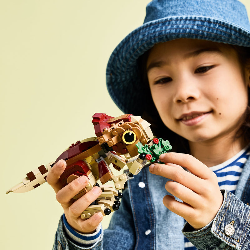 Lego Jurassic World 76970 Baby Dinosaur Dolores: Aquilops for Ages 7+, side angle