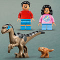 Lego Jurassic World 76972 Raptor Off-Road Escape for Ages 6 and Up, in display