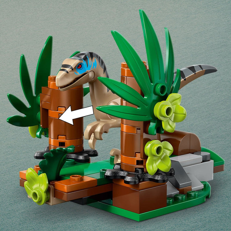 Lego Jurassic World 76972 Raptor Off-Road Escape for Ages 6 and Up, rear view