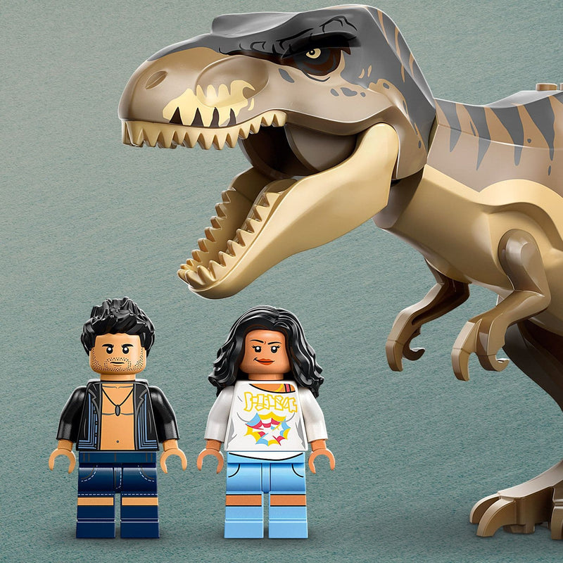 Lego Jurassic World 76975 T. rex River Escape Playset for Age 5 and Up, size reference