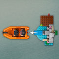 Lego Jurassic World 76975 T. rex River Escape Playset for Age 5 and Up, in display