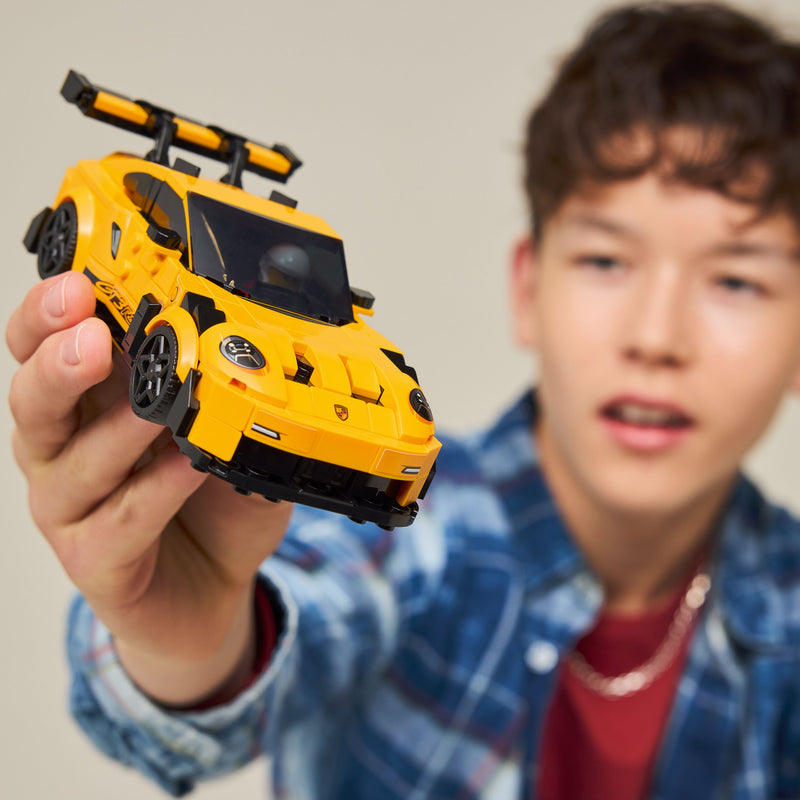 Lego Speed Champions 77239 Porsche 911 GT3 RS Super Car for Age 9 & Up, side angle