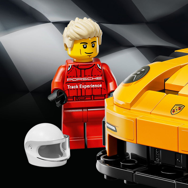 Lego Speed Champions 77239 Porsche 911 GT3 RS Super Car for Age 9 & Up, in display