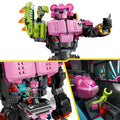 Lego Fortnite 77078 Mecha Team Leader Collectable for Adults Ages 18+, in display