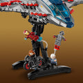 Lego Marvel 76325 Avengers: Age of Ultron Quinjet for Ages 12 and Up, close-up detail