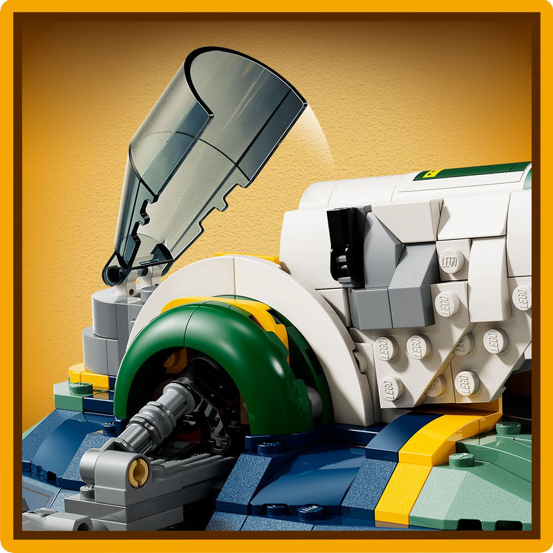 Lego Star Wars 75433 Jango Fett's Starship Buildable Playset for Ages 9+, size reference