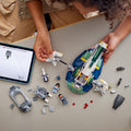 Lego Star Wars 75433 Jango Fett's Starship Buildable Playset for Ages 9+, showing reverse