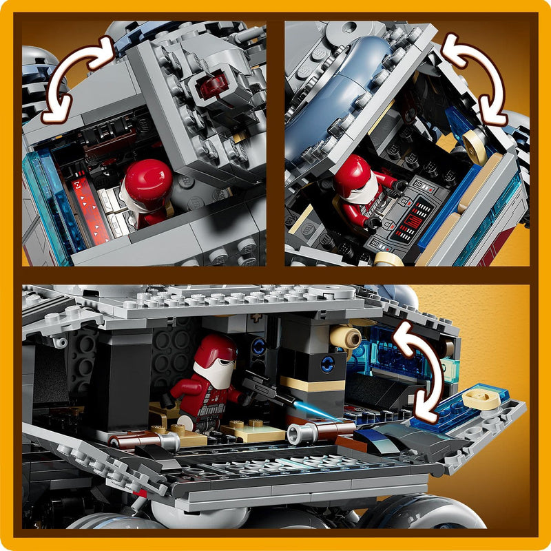Lego Star Wars 75413 Republic Juggernaut Buildable Playset for Ages 9+, close-up detail