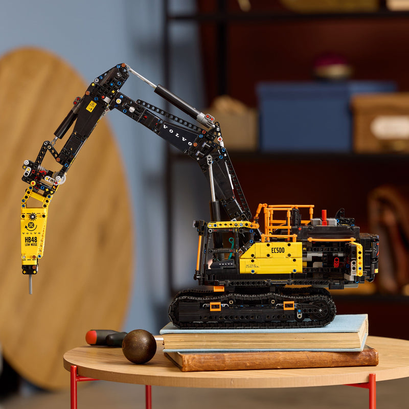 Lego Technic 42215 Volvo EC500 Hybrid Excavator for Adults Ages 18+, side angle