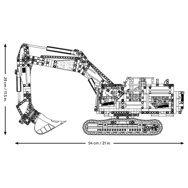 Lego Technic 42215 Volvo EC500 Hybrid Excavator for Adults Ages 18+, additional view