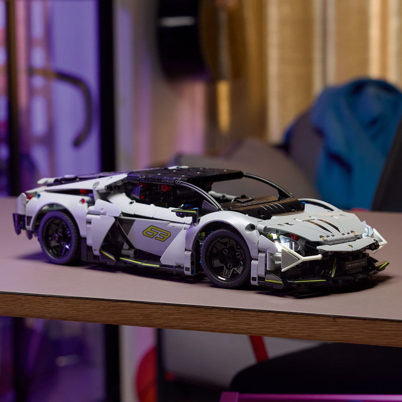 Lego Technic 42214 Lamborghini Revuelto Super Sports Car for Ages 10+, alternate view
