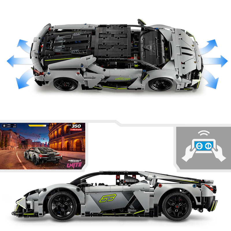 Lego Technic 42214 Lamborghini Revuelto Super Sports Car for Ages 10+, additional view