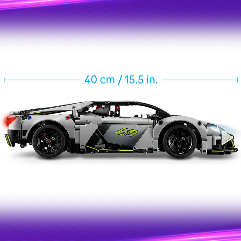 Lego Technic 42214 Lamborghini Revuelto Super Sports Car for Ages 10+, alternate view