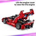 Lego Technic 42212 Ferrari FXX K Buildable Car Playset for Age 10 & Up, size reference