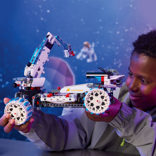 Lego Technic 42211 Lunar Outpost Moon Rover Space Vehicle for Ages 10+, alternate view