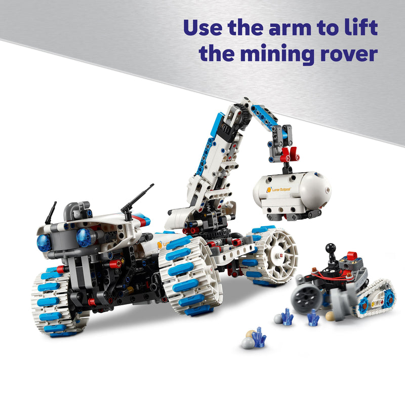 Lego Technic 42211 Lunar Outpost Moon Rover Space Vehicle for Ages 10+, packaging shot
