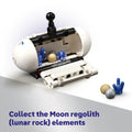 Lego Technic 42211 Lunar Outpost Moon Rover Space Vehicle for Ages 10+, in display