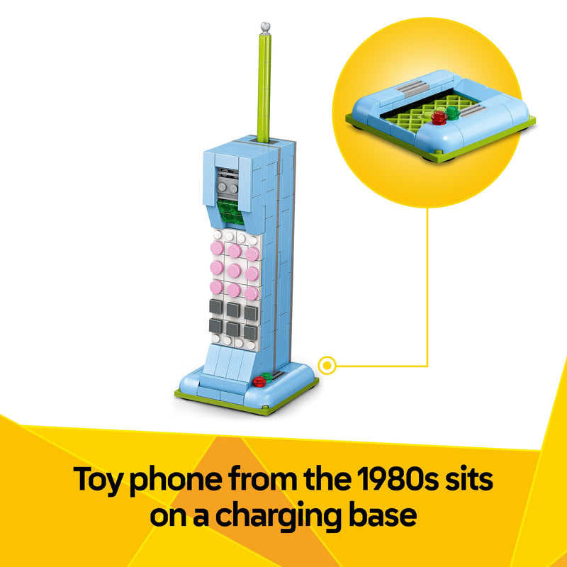 Lego Creator 3 in 1 31174 Retro Telephone Rebuildable Set for Ages 8+, in display