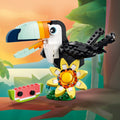 Lego Creator 3 in 1 31173 Wild Animals: Tropical Toucan for Age 7 & Up, close-up detail