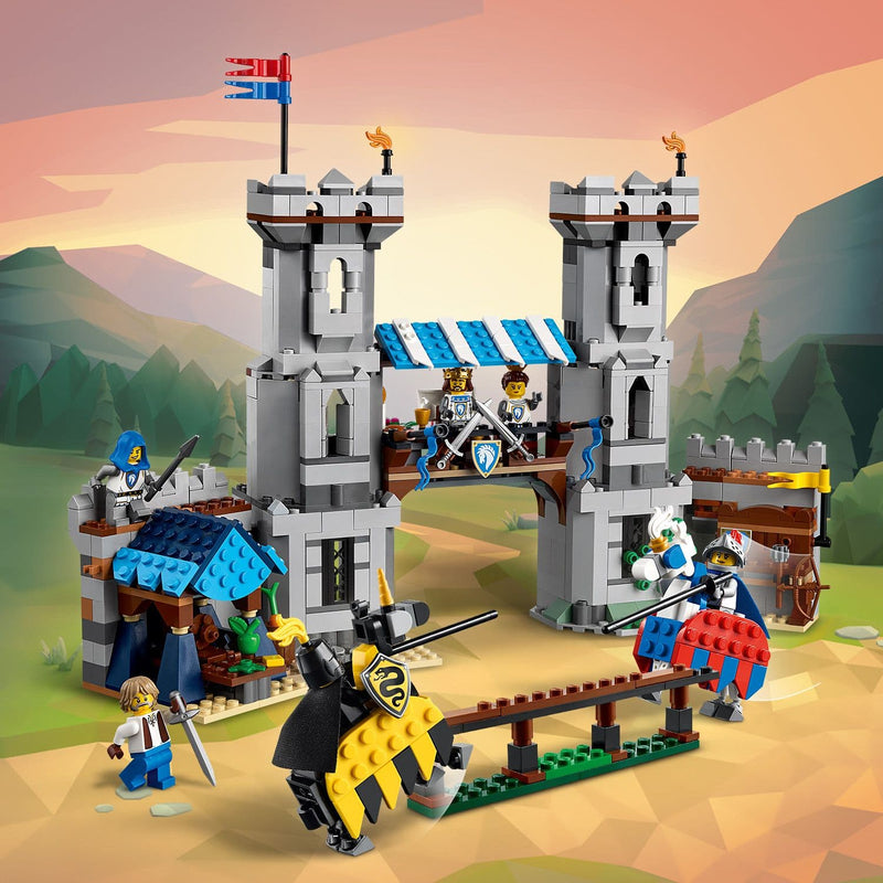 Lego Creator 3 in 1 31168 Medieval Horse Knight Castle for Ages 9 & Up, packaging shot