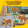 Lego Creator 3 in 1 31166 Beautiful Horse Rebuildable Set for Ages 9+, side angle