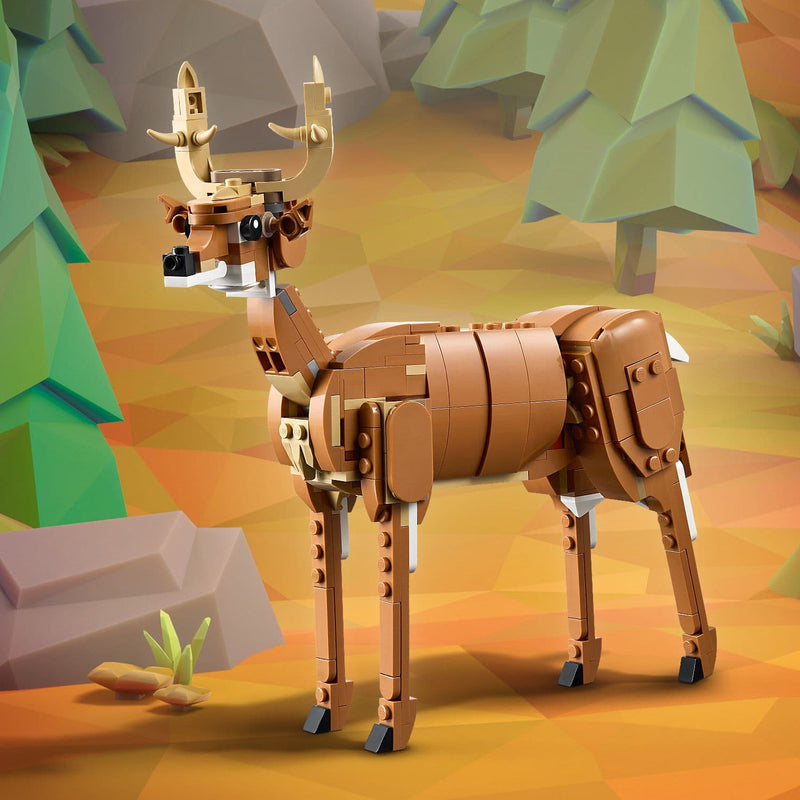 Lego Creator 3 in 1 31166 Beautiful Horse Rebuildable Set for Ages 9+, rear view