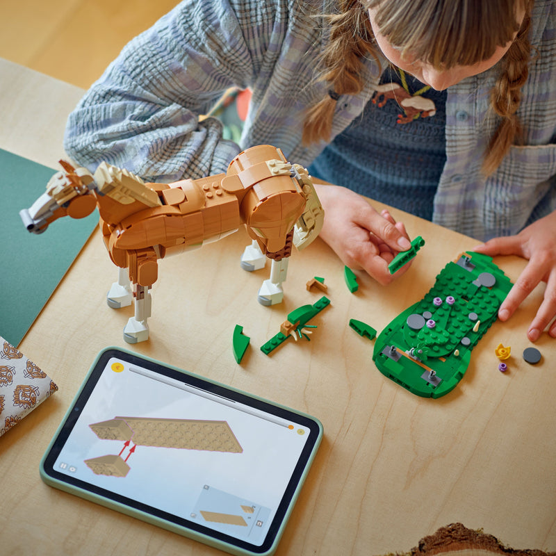 Lego Creator 3 in 1 31166 Beautiful Horse Rebuildable Set for Ages 9+, additional view