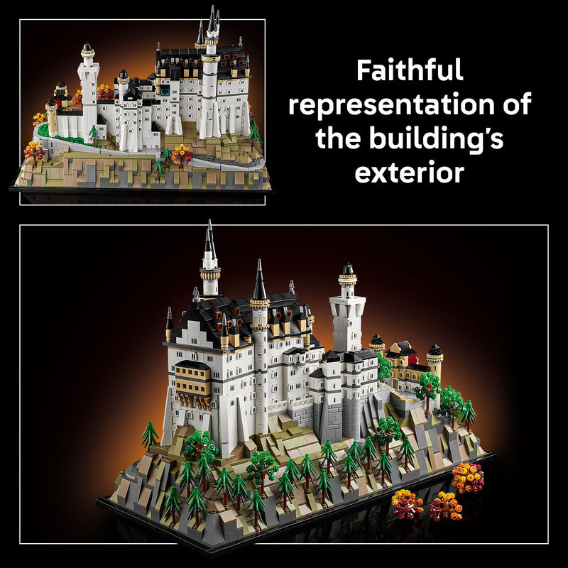 Lego Architecture 21063 Neuschwanstein Castle Set for Adults Ages 18+, product detail