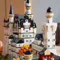 Lego Architecture 21063 Neuschwanstein Castle Set for Adults Ages 18+, close-up detail