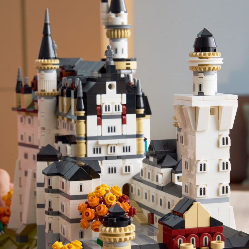 Lego Architecture 21063 Neuschwanstein Castle Set for Adults Ages 18+, close-up detail