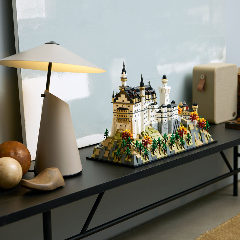 Lego Architecture 21063 Neuschwanstein Castle Set for Adults Ages 18+, in display