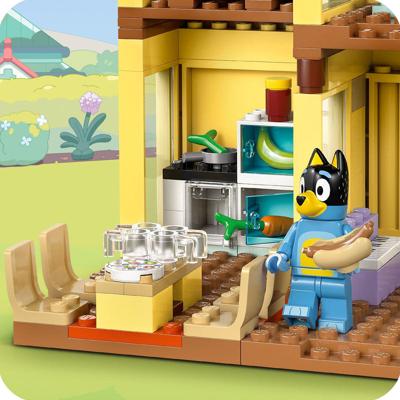 Lego Bluey 11203 Bluey's Family House Set for Children Aged 4 and Up, packaging shot