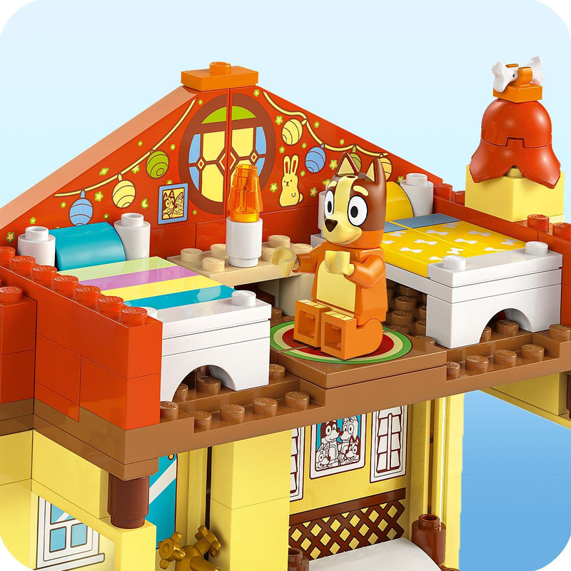 Lego Bluey 11203 Bluey's Family House Set for Children Aged 4 and Up, rear view