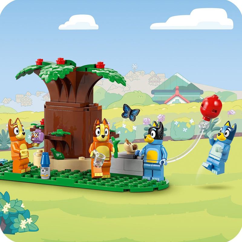 Lego Bluey 11203 Bluey's Family House Set for Children Aged 4 and Up, size reference