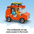 Lego Bluey 11202 Bluey's Beach & Family Car Trip for Children Ages 4+, size reference